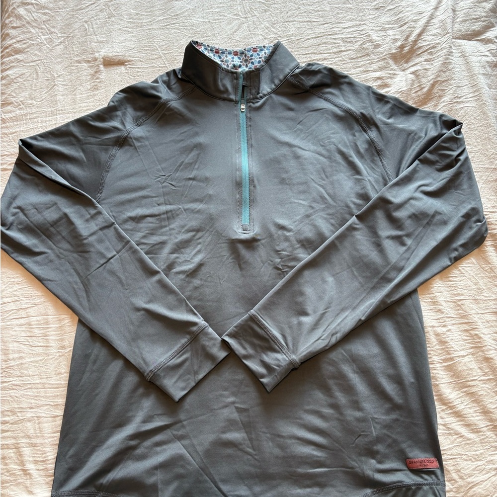 Charcoal Half-Zip Pullover